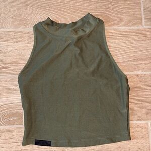 Alphalete Olive Green Sleeveless Top